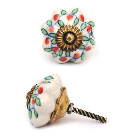 Lime green design and White knob – NEERJA INTERNATIONAL INC