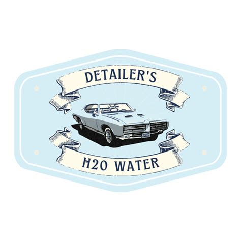 PCC Spray Bottle Vinyl Sticker, H20 Water, Set of 4 – Planet Car Care