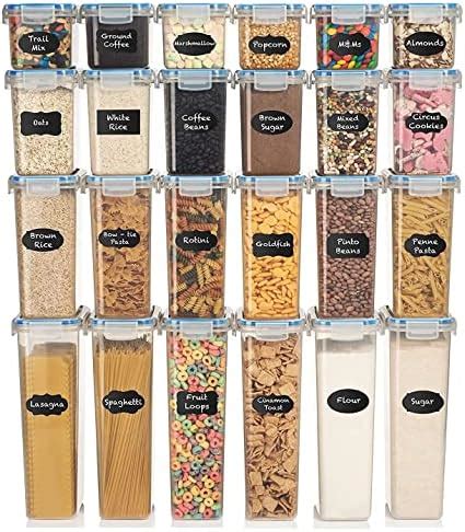 Buy ENTITY Plastic Airtight Food Storage Containers Set With Lids, Bpa ...