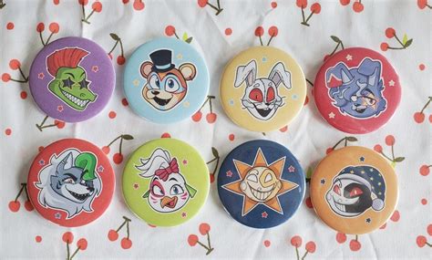 FNAF Security Breach Buttons - Etsy India