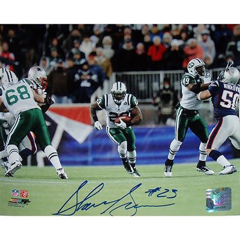 NFL York Jets Shonn Greene 20-Yard Run vs. Patriots Horizontal ...