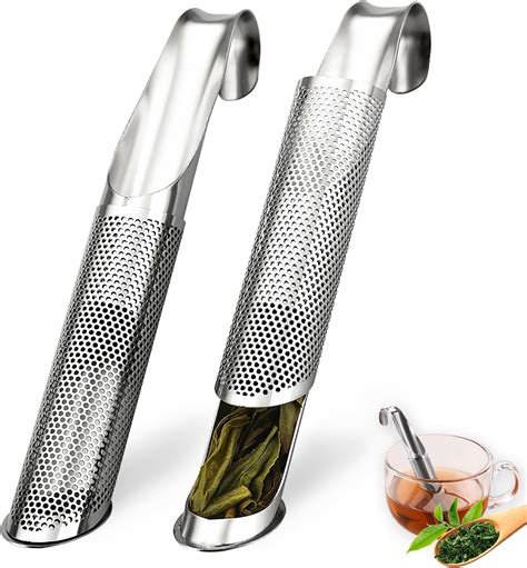 Amazon.com: 2 Pack Tea Infusers, Extra Fine Mesh Tea Strainer for Loose ...