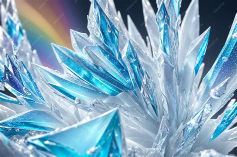 Premium AI Image | ice crystals
