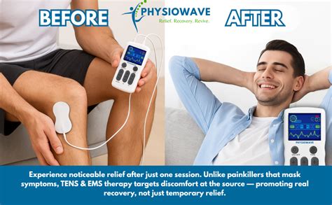 PHYSIOWAVE TENS Machine 25 Modes Full Body Massager for Pain Relief ...
