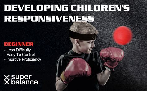 Super Balance Boxing Reflex Ball-Improve Reaction Speed and Hand Eye ...