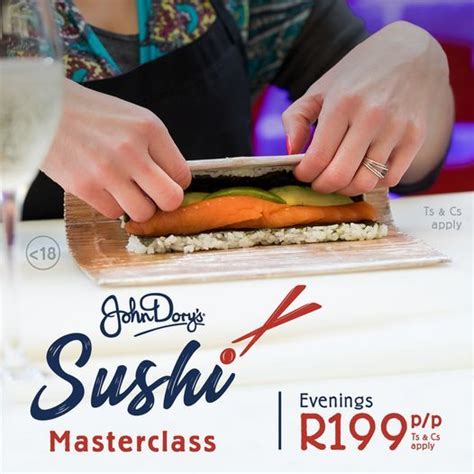 Adult Sushi Class @ John Dorys, 17 Hendrik Potgieter Road, 1747 ...