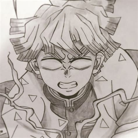Zenitsu Drawing