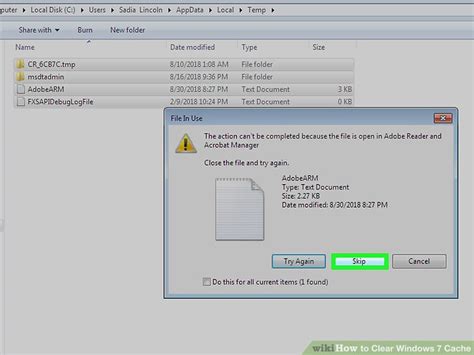 Image result for Clear Cache Windows 7