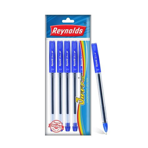 Reynolds JIFFY 5 CT BLUE I Lightweight Gel Pen With Comfortable Grip ...