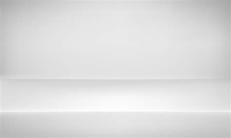 Leeres weißes realistisches Studio. Einfache Ausstellungsraum ...