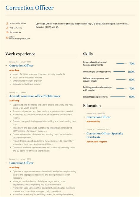 Image result for Correction Resume Format