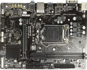 GIGABYTE 110MH LGA1151Socket Micro-ATX Intel H110 Chipset DDR4 ...
