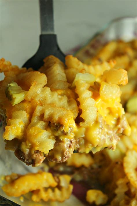 Cheeseburger French Fry Casserole - My Incredible Recipes