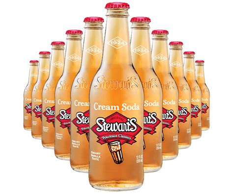 Buy Stewart's Cream Soda, 12 fl oz (12 Glass Bottles) Online at ...