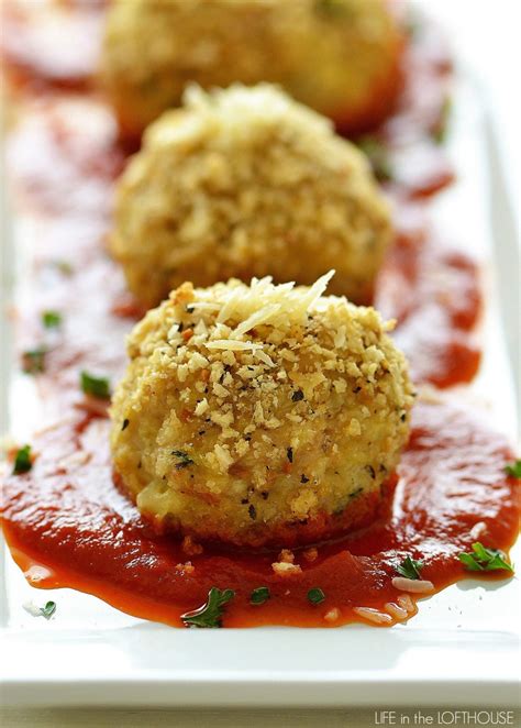 Chicken Parmesan Stuffed Meatballs