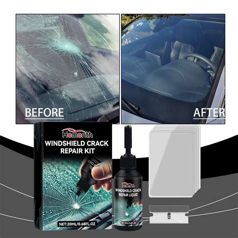 Windshield Crack Repair Kit, Upgrade Car Front Glass Cracks Repair Fluid, Glass Crack Repair ...