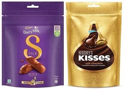 Cadbury Silk Chocolate & Kisses Milk Chocolate Bars Price in India ...