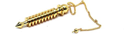 Jet 9-Plate Brass Isis Pendulum, Precision Metal Tool for Healing ...