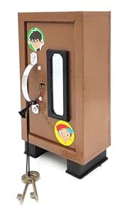 Almirah Style Piggy Bank| Coin Bank|Iron Gullak|Money Saving ATM for ...