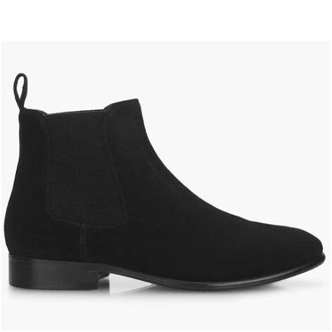 Saint Dylan Black Suede Leather Chelsea Boots – SaintG India
