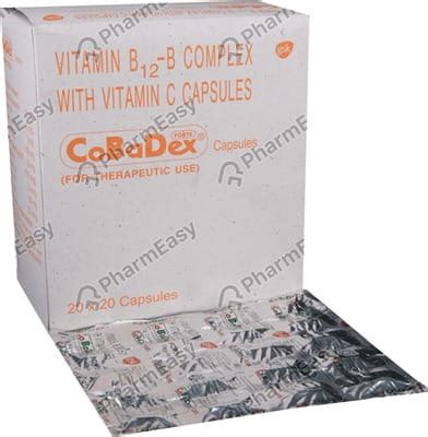 Buy Cobadex Forte Strip Of 20 Capsules Online & Save Up to 24% at PharmEasy