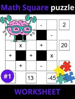 Image result for Math Square Puzzle
