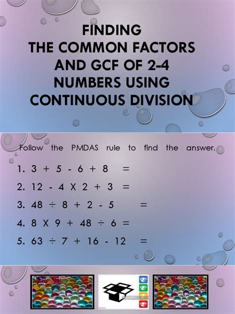 Finding GCF Using Continuous Division 的图像结果
