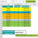 How to Count Color Format Cell 的图像结果