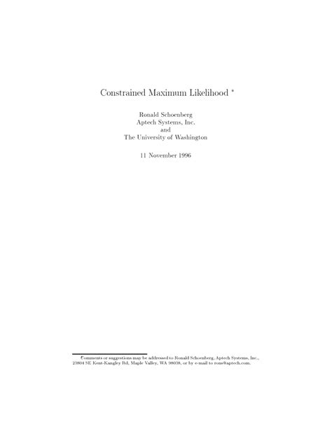 Image result for Maximum Likelihood Tutorial