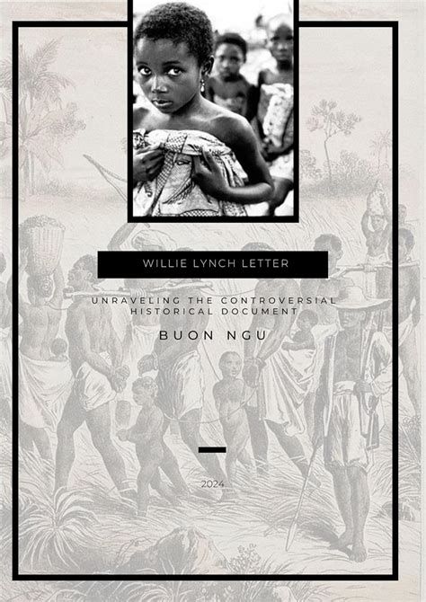 Willie Lynch Letter: Unraveling the Controversial Historical Document ...