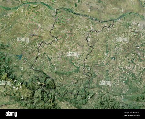 Vratsa, province of Bulgaria. High resolution satellite map Stock Photo - Alamy