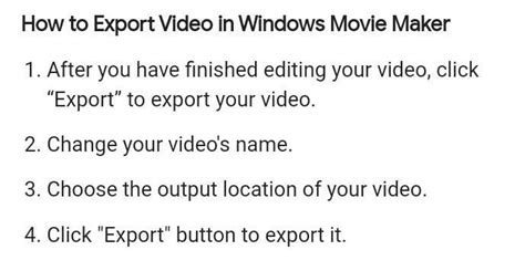 how can you export a movie ((computer) windows movie maker) - Brainly.in