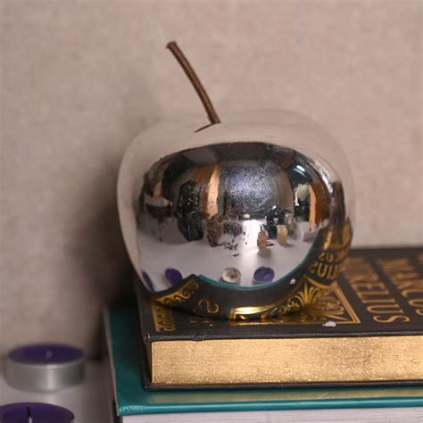 Artifical Decorative Ceramic Silver Apple - Decor Object, Gift & Decor ...