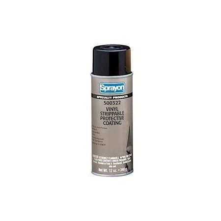 Krylon Sprayon SP322 Vinyl Removable Coating, 12 oz. Aerosol Can ...