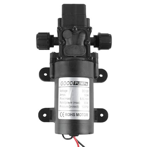 Buy PENFU Taps Diaphragm Water Pump, 12V 80W 5.5L/MIN Low Noise ...