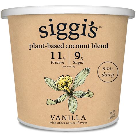 Siggi's Plant-Based Coconut Yogurt, Vanilla | FreshDirect