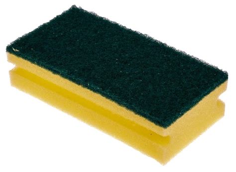 RS PRO | RS PRO Black, Yellow Sponge Scourer 150mm x 65mm x 40mm, for ...