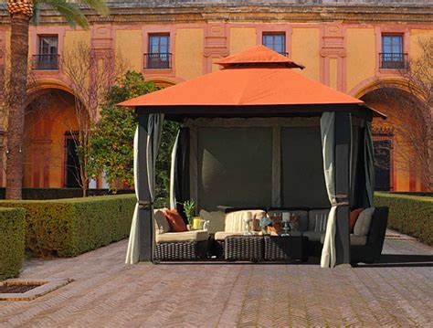 Paragon Outdoor Savannah 10X10 Gazebo (Sunbrella Rust Top) [GZ634R ...