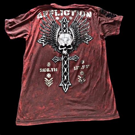 affliction t shirt size L #affliction #mmaelite... - Depop