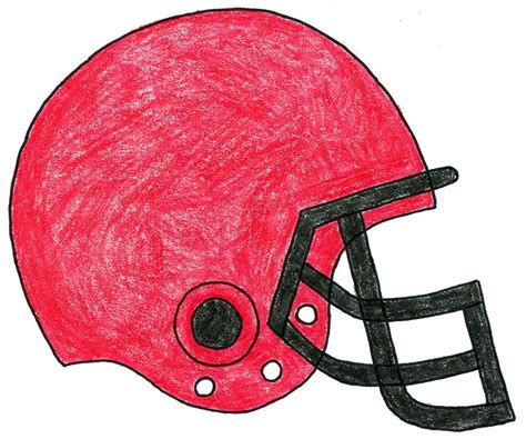 Simple Tips on how to Draw a Soccer Helmet and Helmet Coloring Web page ...
