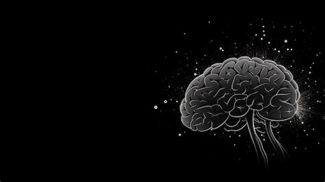 Human brain on a plain background with copy space | Premium AI ...