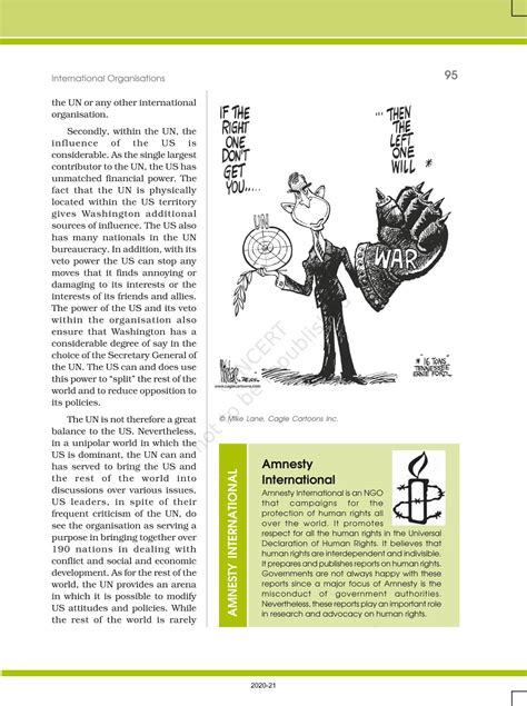 International Organisations - NCERT Book of Class 12 Contemporary World ...