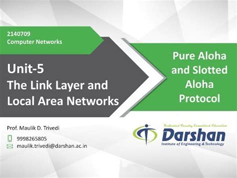 3150710 - Computer Networks | Darshan University, Rajkot