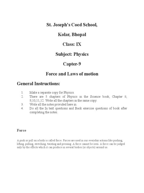 Class 9 ICSE Physics Second Lesson 的图像结果