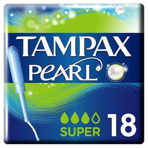 Tampax Pearl Super Tampons 18 Pack | HealthWise