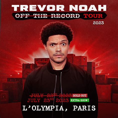 Africa Facts Zone on Twitter: "Trevor Noah's 2023 World Tour He has sold out 2 shows at 20,000 ...