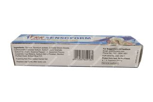 Rr Sensoform Dental Gel 40 Gm - Uses, Side Effects, Dosage, Price ...