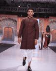 Kantha Cotton Men Long Jacket Set - Brown – Charkha Tales