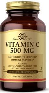 Solgar Vitamin C, 500 mg, 100 V Caps Price in India - Buy Solgar ...