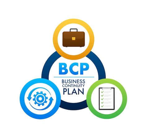 Plan de continuité des activités BCP concept d'entreprise Illustration ...
